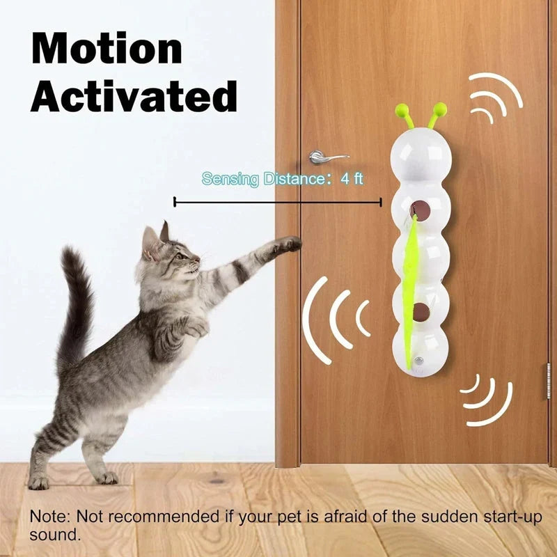 Interactive Electric Caterpillar Cat Toy